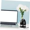 KESYOO Multimedia Mini Speaker with LED Light, USB Anti-Interference Loudspeaker Box, Portable Plug-in Speaker for Laptop and Desktop, Bullet Bass Sound, Black Blue, Dc 5v Compatible view 4