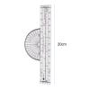 Aviation Plotter Slide Rule for Pilots - 8 Scales, All VFR Charts - 20cm (7.87 inch) PP Material view 2