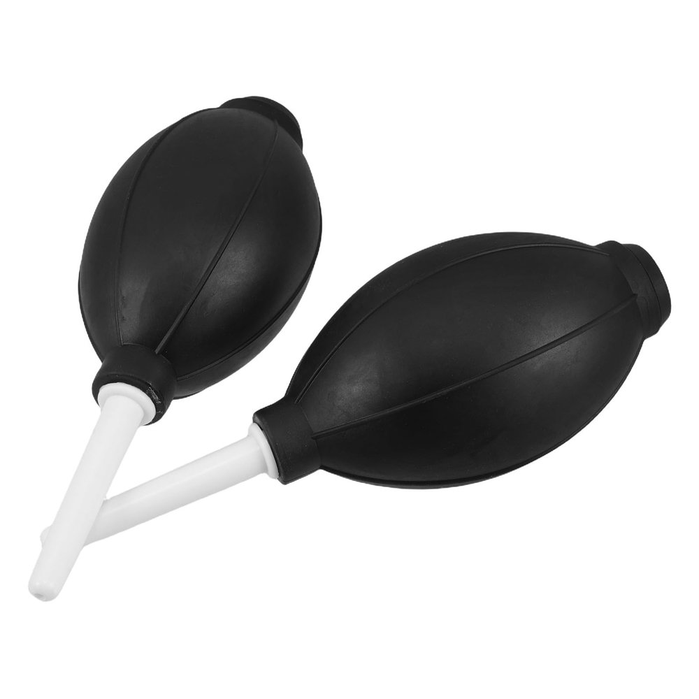 DECORNIJIA 2pcs Rubber Air Blower Bulbs Manual Dust for Camera Lens and Keyboard Cleaning, Mini Digital Photography Air Duster Tool for Computer and Electronics
