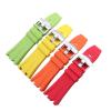 HuanJ Durable Waterproof Comfortable Rubber Silicone WatchStrap Compatible With Ap 15703 Series 28mm Watchbands(Black Silver) view 2