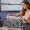 LAISANIM Projector Dust Cover Grey, Quilted Anti Static Protective Cover for Ceiling Mounted Home Theater Projectors, 13.8x13.4x8.3in view 3