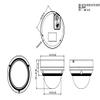 Hanwha Vision QNV-6082R1 QNV Series Network Surveillance System Outdoor Dome White Aluminum WDR DNR IR view 2