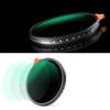 ND2 to ND400 Adjustable Neutral Density Lens; HD ND Graduated Filter with Variable Size 49mm-95mm.(77mm) view 2