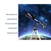 Telescope 70Mm Refraction Astronomical Hd Coated Glass Optical Lens Portable Tripod for Beginners Outdoor Travel Viewing White view 2