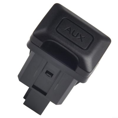 Auxiliary Input Adapter with 5-Pin Black Plastic Port fit for Honda Civic 2006-2011 and CR-V 2009-2011 OE 39112-SNA-A01 for In-Car Audio Upgrade