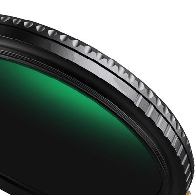 ND2 to ND400 Lens with 9-Stop Gradient, Easy-to-Adjust Neutral Density Filter 49mm-82mm(62mm)