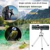 Monocular Telescope Dual Focus Night Vision Watching with The Durable Tripod Portable Outdoor HD Single Telescope with Tripod Travel Campi view 3