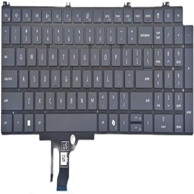 100% New Laptop Keyboard for Dell Pro 16 PC16250 PC16255 / Pro 16 Plus PB16250 PB16255 English US Gray with Backlit