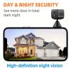 Fabater Indoor Security Camera, 4K 3MP 2.4GHz 5GHz Dual Band AI Motion Detection WiFi Indoor Security Camera for Home Office view 3