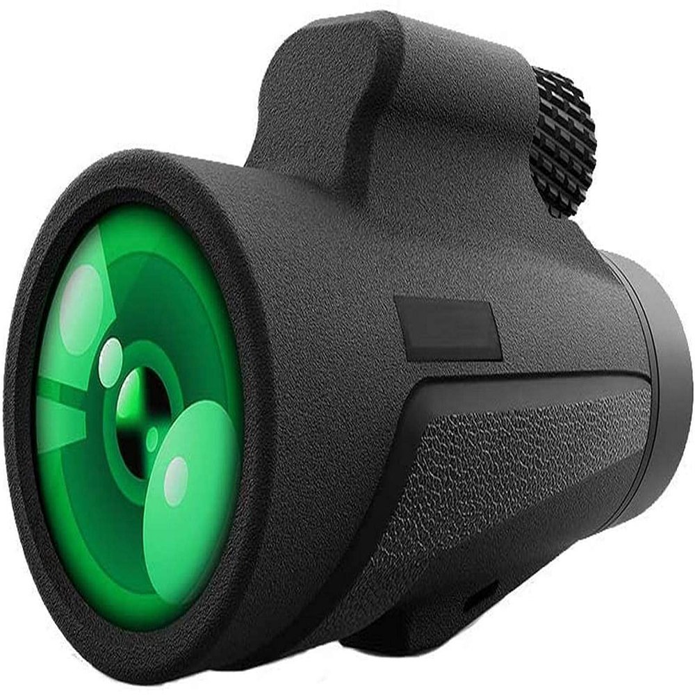 10x42 Monocular Telescope High Power Portable Monocular Telescope Compact with Night Vision BAK4 Prism FMC Lens Monocular with Smartphone Adapter and Tripod for Outdoor Bird Watching
