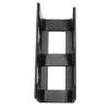 Under Desk Laptop Mount Heavy Duty Aluminum Alloy Under Desk Shelf Device Holder with Anti Scratch Silicone for Laptop TV Box Game Console Ergonomic Space Saving Solution (Black) view 2