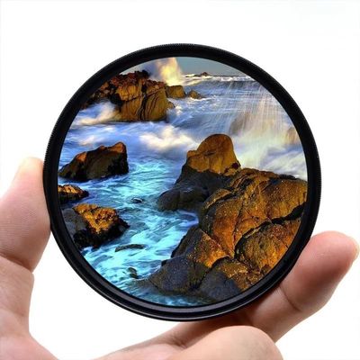 ND2-ND1000 DSLR/SLR Camera Variable ND Filter with Adjustable Neutral Density (ND2-400 52-77mm)(55mm)