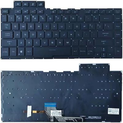 100% New Laptop Keyboard for ASUS ROG Zephyrus M15 GU502L GU502LU GU502LV GU502LW GU502LWS V184626K Black with Backlit Without Frame United States US
