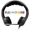 HamiltonBuhl Flex-Phones Kids TRRS Headset 10-Pack  Black | Durable Foam, Boom Mic, Chew-Resistant Cable, Leatherette Cushions, Pre-KGrade 5, Classroom & Chromebook Compatible view 2