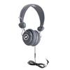 HamiltonBuhl Favoritz 25-Pack Gray TRRS Headsets  Mid-Size On-Ear, in-Line Mic, Leatherette Cushions, Adjustable Headband, 5 ft Chew-Resistant Dura-Cord, 3.5mm Plug  Classroom Use view 3
