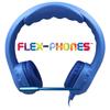 HamiltonBuhl Flex-Phones USB Kids Headset 20-Pack  Blue | EVA Foam, Gooseneck Mic, Chew-Resistant Cable, Leatherette Cushions, USB for Chromebooks & Computers view 2