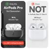 Keybudz for AirPods Pro 3 Case with Lock - Fully Waterproof Compatible AirPods Pro 3rd Generation Case Cover - Keychain, Rugged Tough Protection, Hard Shell and Carabiner (Carbon Black) view 2