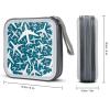 Plane Pattern Aircraft Airplane Jet CD Case DVD Holders Wallet Hard Plastic Storage Binder 40 Capacity view 2