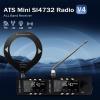 AMNVOLT V4 ATS MINI DSP Radio, ESP32-S3 & SI4732 Chip, Multi-Band AM/FM/LSB/USB Receiver, 1.9'' IPS Color Screen, with Headphone Amplifier & Hi-Z Circuit, Portable for Travel and Radio Enthusiasts view 4