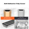 Aluminum Alloy Cable Trunking Self Adhesive Cable Hider Trunking Raceway Wire Long Service Life(Mlik,2cmx150cm) view 4