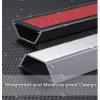 Aluminum Alloy Cable Hider Raceway Wire Cable Trunking Self Adhesive with Base(Mlik,3x135cm) view 4