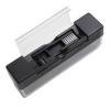 3-in- Vinyl Record Cleaning Brush Set with Carbon Fiber Stylus Cleaner, Anti-Static Velvet Tool Kit for Turntable Records, Compact Design, Black view 1