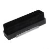 3-in- Vinyl Record Cleaning Brush Set with Carbon Fiber Stylus Cleaner, Anti-Static Velvet Tool Kit for Turntable Records, Compact Design, Black view 4