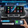 12.3 inch Car Radio for Toyota Tacoma 2016-2023 Upgrade Stereo Radio Head Unit with CarPlay Tesla Style Touch Screen Android Auto Bluetooth GPS Support OEM Camera 4+64G view 3
