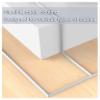 Aluminum Alloy Cord Cover Cable Trunking Stainless Steel Wire Tidy Cover for Home and Office(Mlik,W-2cm) view 4