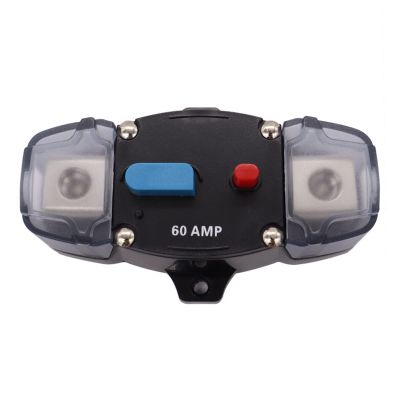12-48V Circuit Breaker 50-300A Stereo Audio Car Fuse Holder AGU Style Amplifier Refit 4GA Cable(100a)