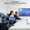 2026 Upgraded Wireless HDMI 4K Transmitter and Receiver 1080P HD, Portable Plug & Play Wireless HDMI Extender Kit for Casting Video Audio from Laptop/TV Box/Camera to Monitor/HDTV/Projector-328ft/100m view 4