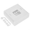 LCD1602 Display Tester Enclosure for DIY Electronics Project Box, White Plastic Meter Validator Case with 86 Buttons, Nixie Tube Display Holder and 1602 LCD Mounting view 2