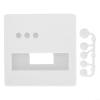 LCD1602 Display Tester Enclosure for DIY Electronics Project Box, White Plastic Meter Validator Case with 86 Buttons, Nixie Tube Display Holder and 1602 LCD Mounting view 3