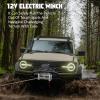 18800Lbs Electric Vehicle Winch, 12v Power Winch with Wireless Handheld Remote, Waterproof IP67 80Ft Steel Cable Truck Winch view 3