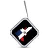 Dominican Republic Map Flag CD Case DVD Holders Wallet Hard Plastic Storage Binder 40 Capacity view 3