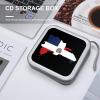 Dominican Republic Map Flag CD Case DVD Holders Wallet Hard Plastic Storage Binder 40 Capacity view 4