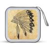 Native American Headdress CD Case DVD Holders Wallet Hard Plastic Storage Binder 40 Capacity view 1