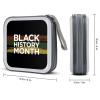 Black History Month CD Case DVD Holders Wallet Hard Plastic Storage Binder 40 Capacity view 2