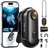 Action Camera 4K (128GB), 2026 Refresh POV Camera Hands-Free, Mini Body Camera WiFi with Waterproof Case, Wearable Sports Snap Cam, Thumb Helmet Cam for Horse Riding Motorcycle Vlogging Fishing view 1