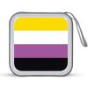 Non-Binary Community Flag CD Case DVD Holders Wallet Hard Plastic Storage Binder 40 Capacity view 1