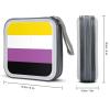 Non-Binary Community Flag CD Case DVD Holders Wallet Hard Plastic Storage Binder 40 Capacity view 2