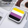 Non-Binary Community Flag CD Case DVD Holders Wallet Hard Plastic Storage Binder 40 Capacity view 4