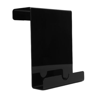 Agatige Treadmill Tablet Holder, Clear Acrylic Lightweight Exercise Bike Book Holder Treadmill Book Rack Reading Rack for Elliptical Trainers Stair Steppers (Black)