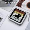 Vintage Horse Racing Team CD Case DVD Holders Wallet Hard Plastic Storage Binder 40 Capacity view 4