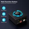 1Mii 2.4GHz (1 TX + 1 RX), Wireless Transmitter Receiver - 200ft Long Range 25ms Low Latency, Wireless Audio Adapter with RCA/AUX 3.5mm, Plug & Play for TV Home Stereo Soundbar PC Speakers Amplifier view 4