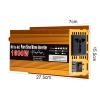1800W DC to AC Power Inverter, 12V/24V Input, 110V/120V 220V/240V Output, Pure Sine Wave Inverter for Car, Solar, Backup Power, 50Hz/60Hz (12V to 110V) view 2