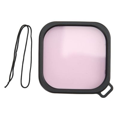 Housing Shell Filters Dive Filter Case for 8 9 Action Camera Accessories Suitable for Extreme Outdoor Activities (Pink Filter)