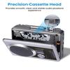 Cassette Player Recorder, Retro AM/FM Radio, Portable Cassette Audio Player Speaker Device with Built-in Speaker&Mic, Reverse Recording view 2
