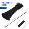 100PCS Zip Ties with Screw Hole Heavy Duty Nylon Cable Zip Ties for Indoor & Outdoor Use with Screw Hole, Tie with, Cable, Wire, Tie Buckle view 3