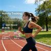 wrongduck Butterfly Floral Smart Ring Health Tracker for Women, Fitness Ring for Activity Monitoring, No Subscription, Step Tracker Ring for iOS&Android. (6#) view 2